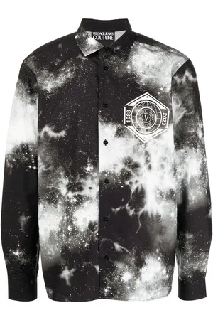 VERSACE Hemd mit Batikmuster
