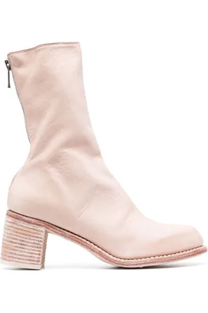 GUIDI Stiefeletten mit Design-Absatz