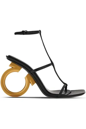 Salvatore Ferragamo Aglalia Sandalen mit Gancini-Absatz