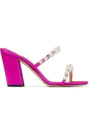 Jimmy Choo Amara Satin Sandalen 85mm