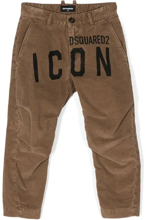 Dsquared2 Cordhose mit Logo-Print
