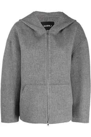 GOEN.J Kapuzenjacke mit Reißverschluss