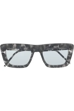 Thom Browne Sonnenbrille mit breitem Gestell