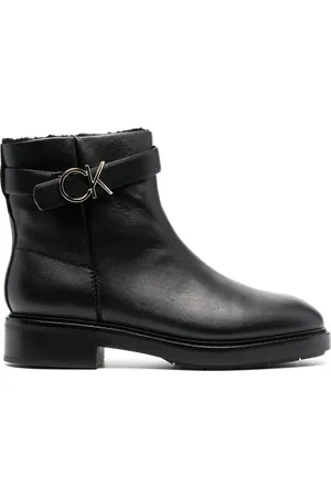 Calvin Klein Stiefeletten mit Logo-Schild