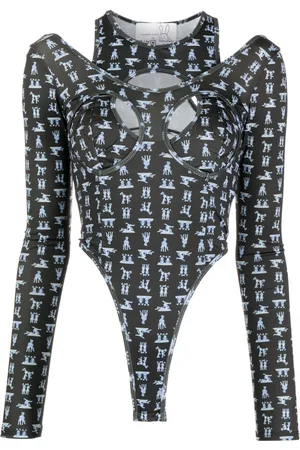 Natasha Zinko Body mit Cut-Outs