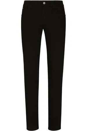 Dolce & Gabbana Skinny-Jeans mit Logo-Applikation
