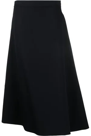 Jil Sander Midirock mit asymmetrischem Saum