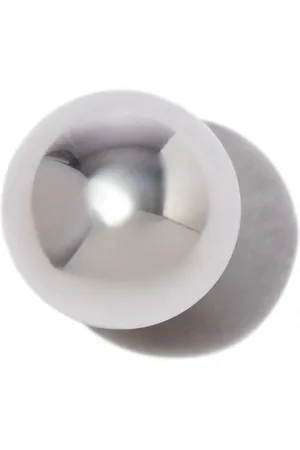 Maria Tash 18kt Ball Weißgoldohrstecker