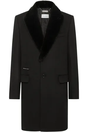 Philipp Plein Mantel mit Faux Fur