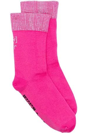 Wolford X Sergio Rossi Socken mit Kristallen