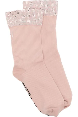 Wolford X Sergio Rossi Socken mit Kristallen