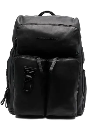 Piquadro Rucksack mit Logo-Schild