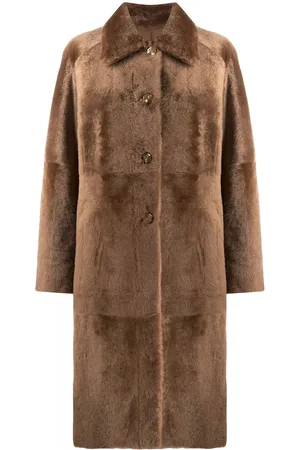 DROME Wendbarer Shearling-Mantel