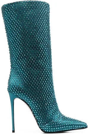 LE SILLA Gilda Stiefel mit Kristallen 120mm