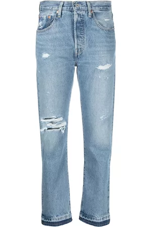 Levi's Damen Straight Jeans - Cropped-Jeans