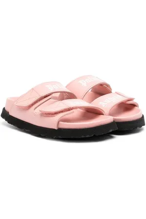Palm Angels Pantoletten mit Logo-Print