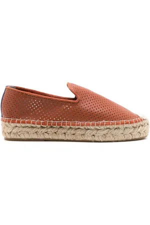 Blue Bird Espadrilles aus perforiertem Leder