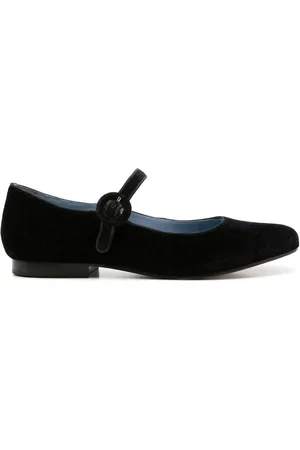 Blue Bird Ballerinas aus Samt