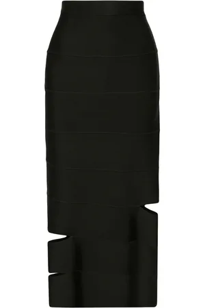 Alexander McQueen Bleistiftrock mit Cut-Outs