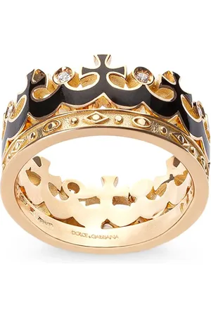 Dolce & Gabbana 18kt Gelbgoldring im Kronendesign