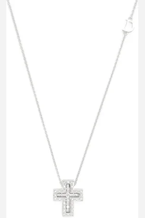 Damiani 18kt Belle Époque Weißgoldhalskette mit Diamanten