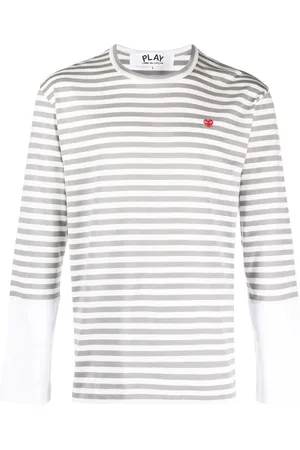 Comme des Garçons Gestreiftes Langarmshirt