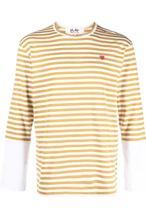 Comme des Garçons Gestreiftes Langarmshirt