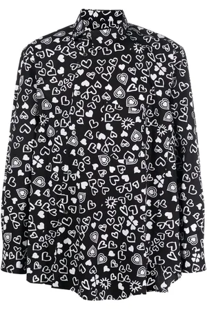 Comme des Garçons Hemd mit Herz-Print
