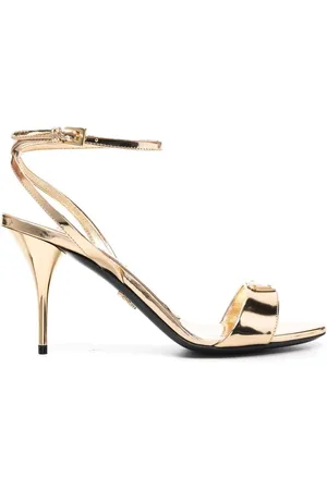 Prada Sandalen mit Logo-Schild