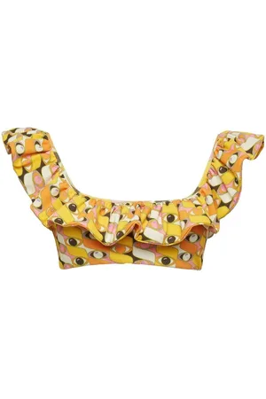 La DoubleJ Bikinioberteil mit grafischem Print