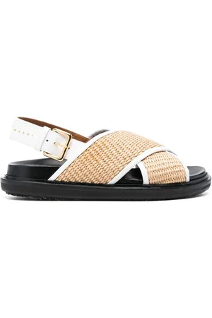 Marni Fußbett Slingback-Sandalen