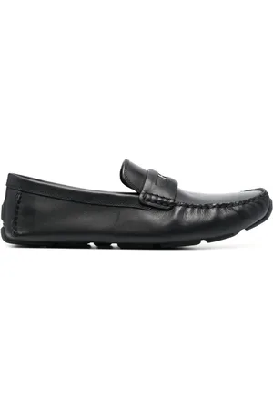 Coach Loafer mit Logo-Schild