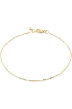 Monica Vinader 14kt Gelbgold-Kettenarmband
