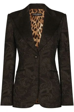 Dolce & Gabbana Einreihiger Turlington Blazer aus Jacquard