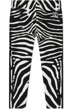Dolce & Gabbana Interlock Leggings mit Zebra-Print