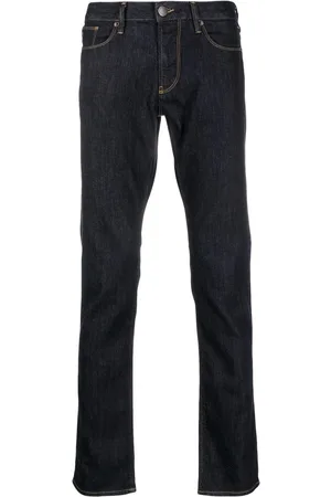 Emporio Armani Halbhohe Slim-Fit-Jeans