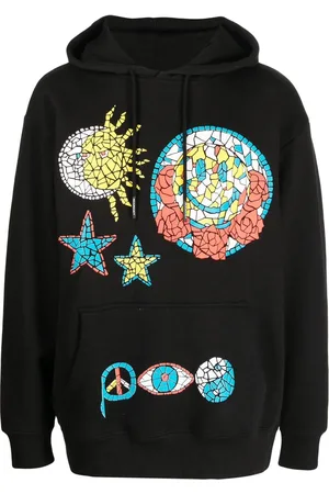 MARKET Hoodie mit Mosaik-Print