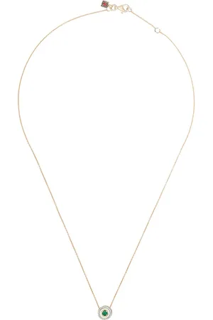 SELIM MOUZANNAR 18kt Rotgoldhalskette mit Diamanten