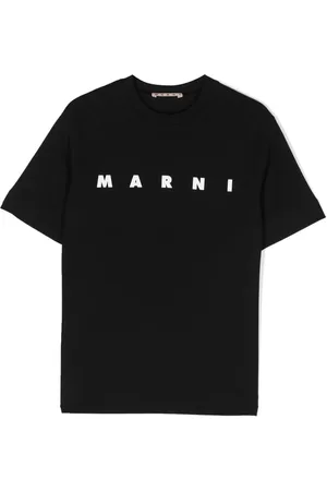 Marni T-Shirt mit Logo-Print
