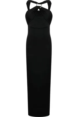 The Attico Drapiertes Neckholder-Kleid
