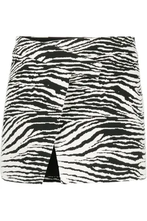 The Attico Clow Minirock mit Zebra-Print