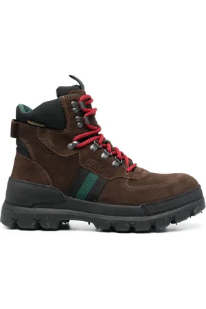 Ralph Lauren Schnürstiefel mit Kontrasteinsätzen