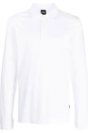 HUGO BOSS Poloshirt mit langen Ärmeln