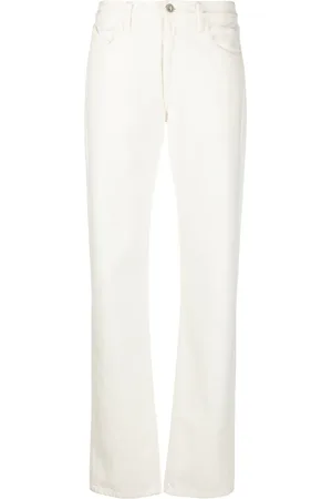 The Attico Gerade High-Rise-Jeans