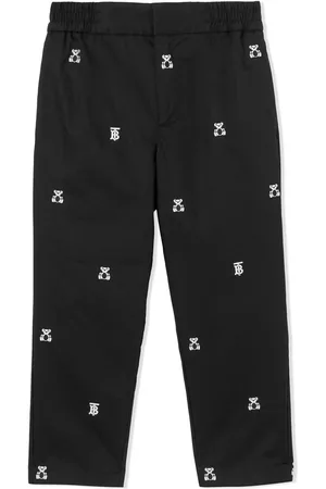 Burberry Gerade Hose mit Thomas Bear-Stickerei