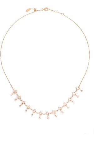 DJULA 18kt Lace Rotgoldchoker mit Diamant