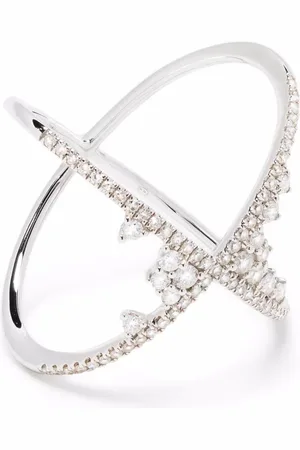 DJULA 18kt Weißgoldring mit Diamanten