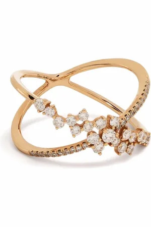 DJULA 18kt Weißgoldring mit Diamanten