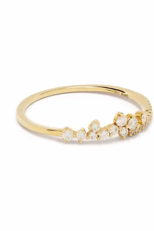 DJULA 18kt Gelbgoldring mit Diamanten