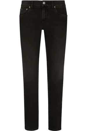 Dolce & Gabbana Skinny-Jeans mit Logo-Applikation